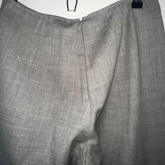 Jean Paul Gaultier Gray Wool Tailored Pants (damage) - Picture 5 of 9